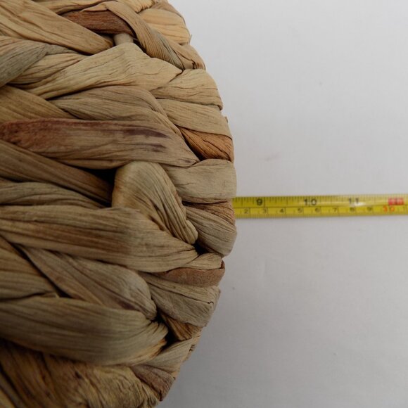 Ashland Heirloom Harvest Woven Rattan Pumpkin Tabletop Home Decoration Brown New - Picture 6 of 10